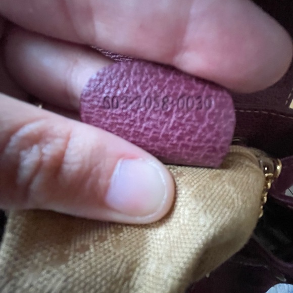 Gucci mini bamboo suede backpack 🩷 burgundy - Picture 3 of 11